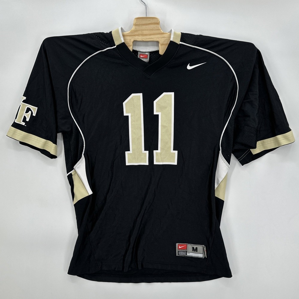 Y2K Nike Wake Forest Deacon Demons NC Football Jersey Number 11 Men's Size M